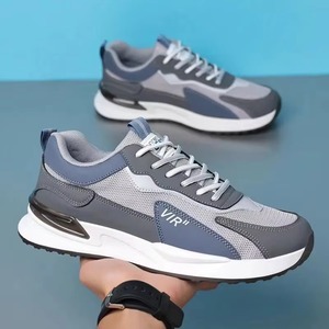Zapatillas Deportivas Blancas de Verano para Hombre, Transpirables, con Suela Gruesa, Cierre de Cordones, Versátiles para Skateboarding - Product Image 3