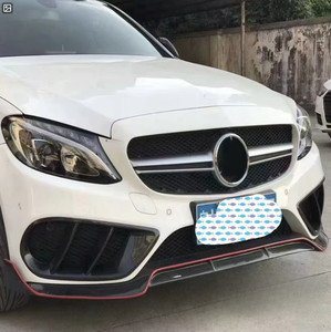 Kit de carrosserie pour <span class=keywords><strong>Mercedes</strong></span> Benz <span class=keywords><strong>Classe</strong></span> <span class=keywords><strong>C</strong></span> W205 Sport <span class=keywords><strong>Edition</strong></span>, pare-chocs avant, lèvre avant en fibre de carbone premium NEUVE - Product Image 5