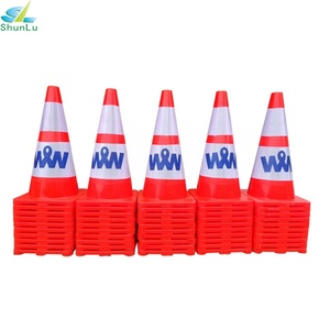 Cône de signalisation routière mini en PVC de 28 pouces, 700 cônes de signalisation routière, produit d'alerte routière - Product Image 6