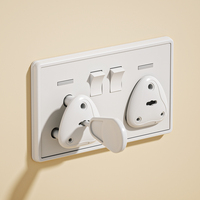 Cache-prise de sécurité pour bébé, type indien, boîte de protection anti-choc électrique pour prises murales, produits de sécurité pour bébés