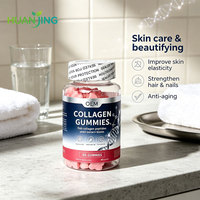 Gummies OEM au Glutathion et Collagène Saveur Fraise Anti-Âge Éclat Extra Fort Blanchissant et Illuminateur de Peau Adulte 60