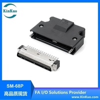 Connecteur Mini D à ruban 68 broches MDR mâle à souder, haute densité, pas fin, industriel SCSI pour faisceau de câblage d'encodeur servo