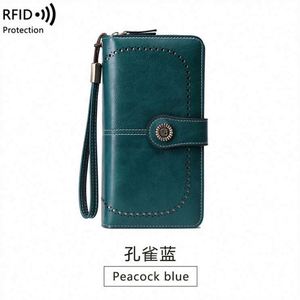Free Sample custom designed band thick <b>money</b> ladies rfid security trifold polyester <b>wallet</b> zip - Product Image 3