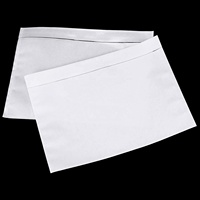 Sobre de Plástico Transparente Reutilizable de 6.5*10 Pulgadas para Lista de Empaque, Mantiene el Papel Seguro Durante el Envío