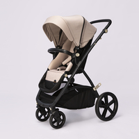 Poussette compacte de luxe Purorigin 2026, poussette bébé, landau, nouveau design, grand espace, poussette de voyage compacte, landau pour bébés