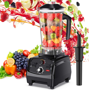 Mixeur-broyeur-blender électrique commercial en acier inoxydable, usage domestique intensif, moteur en cuivre pur 1800W, faible niveau sonore - Product Image 1