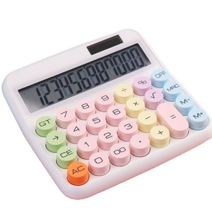 ANI Belle <span class=keywords><strong>calculatrice</strong></span> d'apparence de style macaron Produit innovant <span class=keywords><strong>Calculatrice</strong></span> électronique solaire - Product Image 4