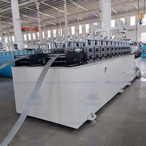Máquina perfiladora de rodillos para montantes y rieles metálicos, línea de producción de estructuras de acero con canal en C, con motor y componentes principales de engranajes - Product Image 6