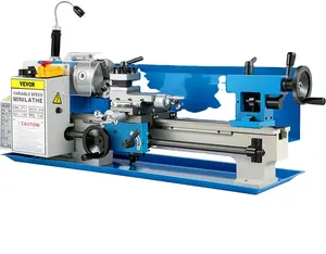 Sihao 0618 550w azul e branco personalizado Automático Universal Metal Torno Máquina Torno Do Banco com certificação CE da China