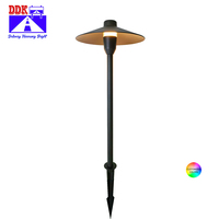 Lampe champignon LED étanche en aluminium pour jardin extérieur, cour, pelouse, villa, paysage, éclairage IP65 Plug-In AC/DC Power Supply