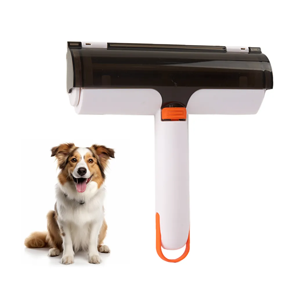 ออกแบบใหม่ที่กําหนดเองทําความสะอาดตัวเองReusable Pet Hair Removalเครื่องมือสุนัขCat Hair RemoverแปรงLint Roller ABSสัตว์เลี้ยงRemover