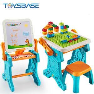 Tekening Speelgoed Tekentafel Blokken Tafel 2 In 1 Studie Bureau Kinderen Educatief Speelgoed Kid - Product Image 3