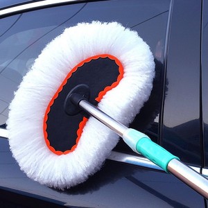 Brosse de lavage auto en soie de lait, 105 cm, télescopique, poils doux, pour le nettoyage de voiture - Product Image 1