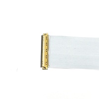 Câble plat flexible FFC/FPC LVDS personnalisé, 40 broches sur le même côté, pas de 0,5 mm, longueur 400 mm
