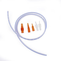 Système de drainage médical rond pour plaies, tube de drainage thoracique en silicone rond