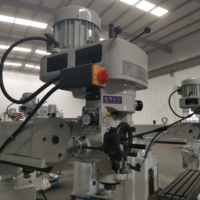 Fresadora Universal X6325 con Torreta, Cuerpo de Hierro Fundido, Fresadora Manual para Metal, Perforación, Roscado, Alimentación Asistida DRO X/Y/Z