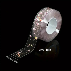 Pegatinas de Pared al por Mayor con Estampado Floral, Cinta Autoadhesiva para Sellado de Baños, Cinta Impermeable para Cocina - Product Image 5