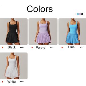 Nuovo abito sportivo da palestra per Fitness con etichetta privata personalizzato pantaloncini foderati da donna allenamento Golf Tennis abbigliamento da Yoga - Product Image 3