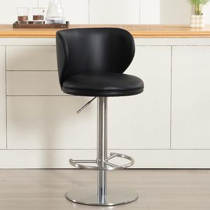 Chaise de bar au design moderne ALINUNU pour bar et îlot de cuisine, tabouret de bar <span class=keywords><strong>pivotant</strong></span> à 360 degrés - Product Image 2
