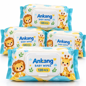 ผ้าเช็ดทำความสะอาดเปียกเนื้อนุ่ม อ่อนโยนต่อผิว OEM ผ้าเช็ดทำความสะอาดเด็ก แบรนด์ส่วนตัว ขายส่งสำหรับแบรนด์เด็ก - Product Image 1