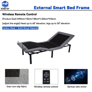 Cadre <span class=keywords><strong>de</strong></span> <span class=keywords><strong>lit</strong></span> électrique durable avec télécommande sans fil, tête et pieds réglables, construction robuste et design antidérapant, <span class=keywords><strong>pour</strong></span> hôtel - Product Image 5