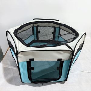 Corral de Juego para Mascotas de Gran Capacidad, Antiarañazos, con Laterales Suaves, Personalizable, Plegable y Removible, para Perros y Gatos - Product Image 1