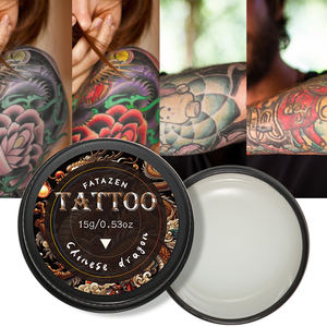 Etiqueta privada Tatoo orgánico Ungüento para el cuidado posterior Etiqueta privada Bálsamo curativo Crema orgánica para tatuajes Reparación Cuidado posterior OEM Bálsamo para tatuajes - Product Image 1