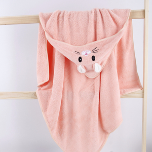 Capa con capucha <span class=keywords><strong>de</strong></span> lana Coral absorbente para niños, Toalla <span class=keywords><strong>de</strong></span> baño <span class=keywords><strong>de</strong></span> dibujos animados, albornoz, toallita tejida para bebé, juegos <span class=keywords><strong>de</strong></span> <span class=keywords><strong>toallas</strong></span> para Baño - Product Image 4