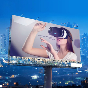 3D etkisi dış mekan reklam Billboard LED duvar tipi Video ekranı IP65 dev büyük ekran paneli OEM tedarikçisi animasyon SDK fonksiyonu - Product Image 3