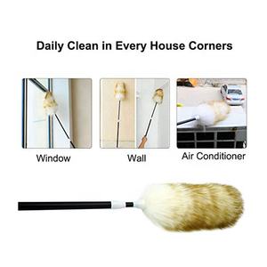 Lambswool उच्च छत के लिए telescoping प्लास्टिक संभाल के साथ सफाई डस्टर - Product Image 4