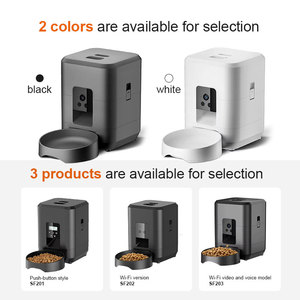 Distributeur de nourriture pour animaux de compagnie avec caméra 720P, double alimentation, distributeur de nourriture pour chat programmable de 2 L pour les soins des animaux pendant les vacances - Product Image 6
