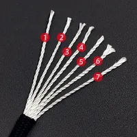 Cordon en paracorde 7 brins 550, 30m 4mm, pour camping en extérieur, survie, lanière, parachute, randonnée, accessoires de tente
