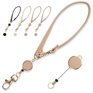 Porte-clés rétractable élégant avec sangle de poignet, cordon rétractable multifonctionnel pour pendentif de sac - Product Image 3