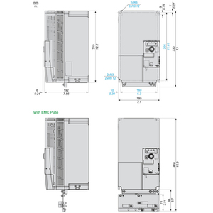 ATV320D11N4C para Variador de Velocidad Altivar Machine ATV320 11 kW 380-500V 3 Fases Compacto - Product Image 2