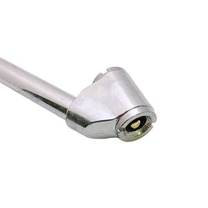 Collegamento universale a 2 vie ugello aria aste gonfiatore per pneumatici in metallo doppia testa per bici pompa per tubo flessibile connettore adattatore - Product Image 5