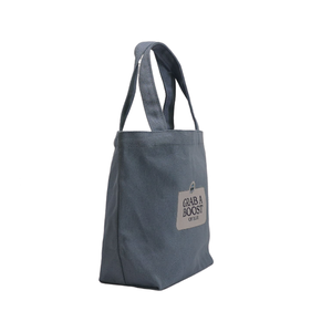 Sac fourre-tout en toile personnalisé avec logo, petit et mignon, écologique, réutilisable, en coton de couleur unie, vente en gros - Product Image 2