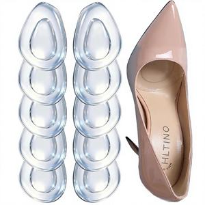 Semelles adhésives pour talons hauts, coussinets en gel pour chaussures, doublures orthopédiques de soutien de la voûte plantaire, soulagement de la douleur, antidérapantes pour escarpins femme - Product Image 1