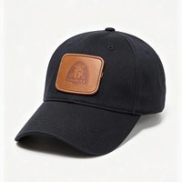 Écussons personnalisés en cuir PU brodés, étiquettes rectangulaires thermocollées pour chapeaux, accessoires de vêtements à coudre, vente en gros OEM, faible MOQ