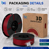 Filament PLA-CF Fibre de Carbone 1,75 mm 1 kg Noir Mat Haute Résistance Vente Chaude Rigide Léger pour Imprimante 3D FDM