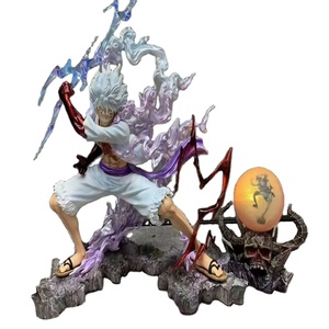 Figurine One Piece – Luffy Gear 5 Sun God Nika – 33 Cm – édition Limitée – PVC