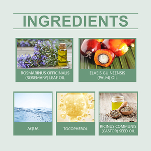 Huile capillaire 100% naturelle non raffinée, marque privée, à base de Batana, de ricin et d'huile de romarin brute, nourrissante et rafraîchissante pour la croissance des cheveux - Product Image 2