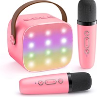 Microphone sans fil pour système de sonorisation karaoké, combo pour karaoké à domicile, caisson de basses, matériau plastique