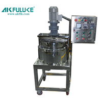 Máquina Mezcladora Emulsionadora Homogeneizadora al Vacío con Control PLC HMI Avanzado, Solución para la Producción de Cremas y Lociones Cosméticas