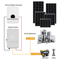 Batteries 25Kva 3000W 10kW-50kW MPPT Lithium-Ion pour Systèmes Solaires Domestiques, Panneaux Solaires et Systèmes Hybrides