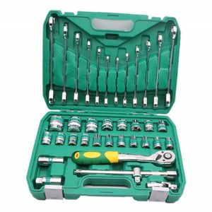 Nike <b>Socket</b> Wrench <b>Ratchet</b> 37-Piece Set 1/2 In Drive Hex Chrome Vanadium Steel Auto Repair Tool Kit - Product Image 1
