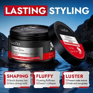 <span class=keywords><strong>Cire</strong></span> Coiffante 100g Fixation Forte Texturisante Fini Mat Pommade pour Hommes et Femmes <span class=keywords><strong>Coiffure</strong></span> Quotidienne Modélisation Contrôle Anti-Frisottis Cadeau - Product Image 2