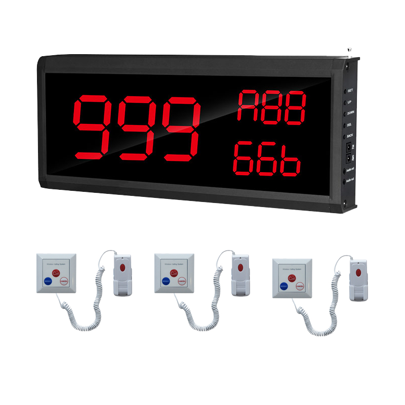 Больничная клиника, беспроводная система вызова медсестры, медицинская экстренная система вызова, 1 дисплей, приемник с 10 кнопками вызова медсестры