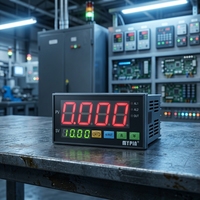 Tachymètre numérique Affichage LED 6 chiffres Plage de fréquence 0,01 Hz 8 kHz Communication RS232 Modbus-RTU 90-260 V AC/DC 96x48 DIN