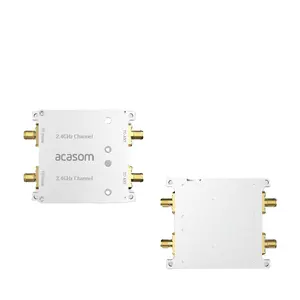 Dos puertos 4W 36dBm doble banda inalámbrica doble 5,8 GHz 2,4 GHz amplificador bidireccional agregado para WiFi y drone DJi EVO