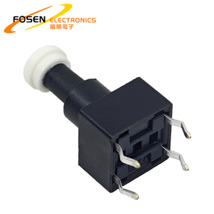 Ban Đầu 8*8Mm On Off Micro <span class=keywords><strong>Tact</strong></span> Chuyển Đổi 5*5 Trắng Vòng Cap 4Pin 12V <span class=keywords><strong>Push</strong></span> <span class=keywords><strong>Button</strong></span> Tactile Chuyển Đổi Với Mũ - Product Image 4